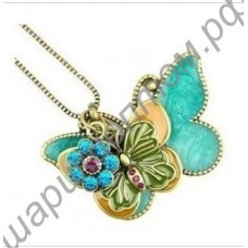 Подвеска Retro bowknot long Sweater Chain Necklace